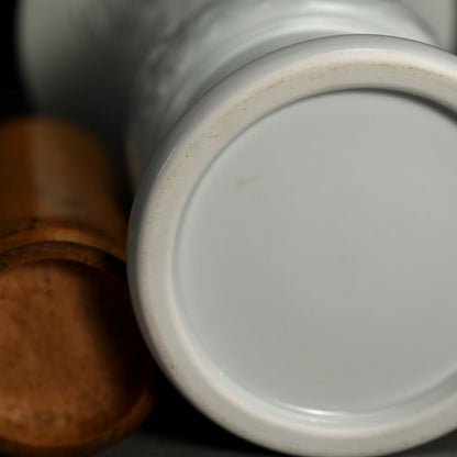 Large Porcelain Vase ー加藤 渓山 “白瓷尊式 花瓶”