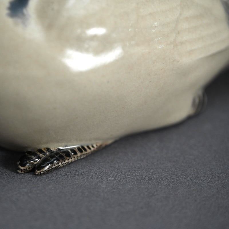 Crane Koro ー宮川 (真葛) 香山 “仁清喜鶴 香爐”