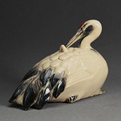 Crane Koro ー宮川 (真葛) 香山 “仁清喜鶴 香爐”