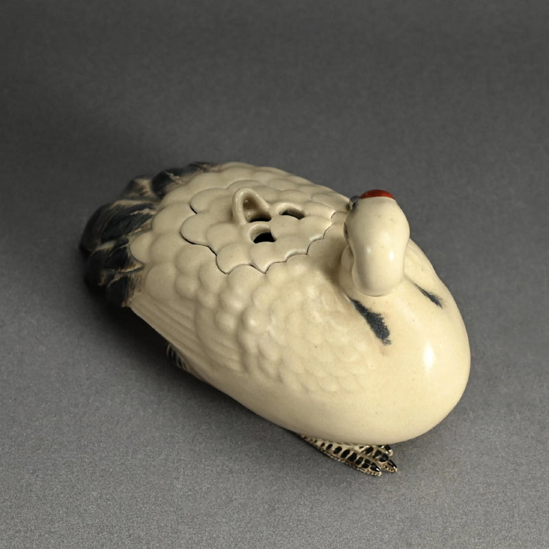 Crane Koro ー宮川 (真葛) 香山 “仁清喜鶴 香爐”