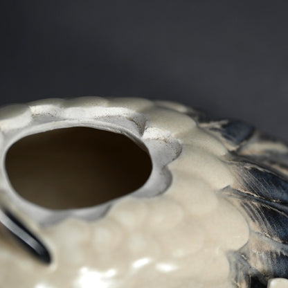 Crane Koro ー宮川 (真葛) 香山 “仁清喜鶴 香爐”