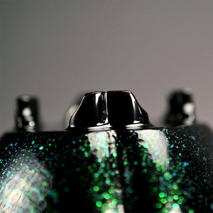 Lacquer Koro Incense Burner w/ Silver Lid ー鬼平 慶司 “菩撮樹蒔絵香炉”