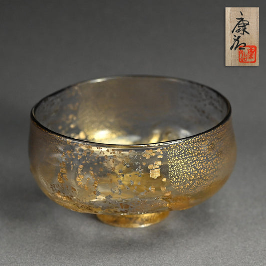 Contemporary Glass Chawan Tea Bowl ー石井 康治 “手吹硝子 茶盌”