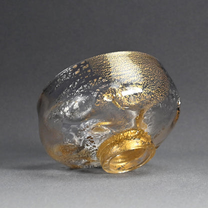 Contemporary Glass Chawan Tea Bowl ー石井 康治 “手吹硝子 茶盌”
