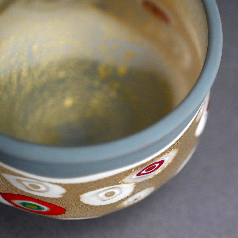 Contemporary Glass Chawan Tea Bowl ー石井 康治 “手吹硝子 茶盌“