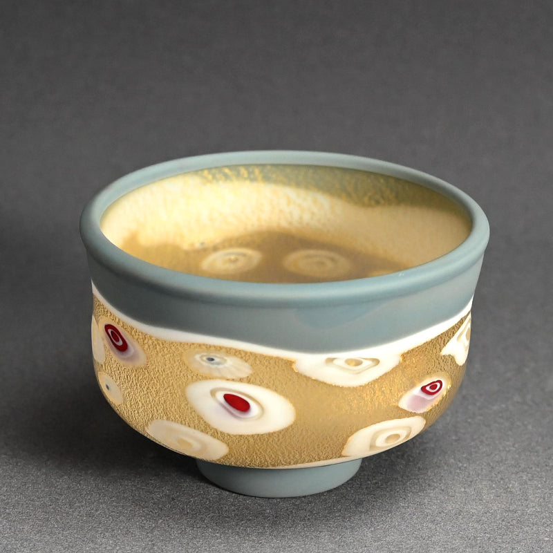 現代ガラス茶碗 ー石井康治「手吹硝子 茶盌」 / 石井康治 – Kura