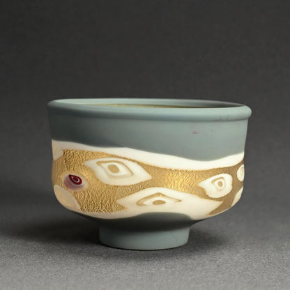 Contemporary Glass Chawan Tea Bowl ー石井 康治 “手吹硝子 茶盌“