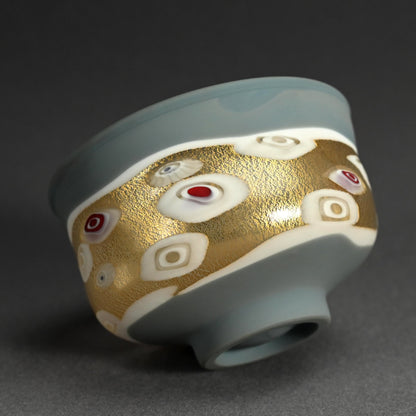 Contemporary Glass Chawan Tea Bowl ー石井 康治 “手吹硝子 茶盌“