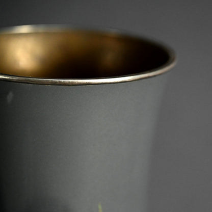 Exquisite Ando Shippo Cloisonne Vase, Rabbits ー“七宝兎文花瓶”