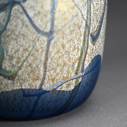 Contemporary Glass Mizusashi ー石井 康治 "手吹硝子 水指"