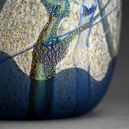 Contemporary Glass Mizusashi ー石井 康治 "手吹硝子 水指"