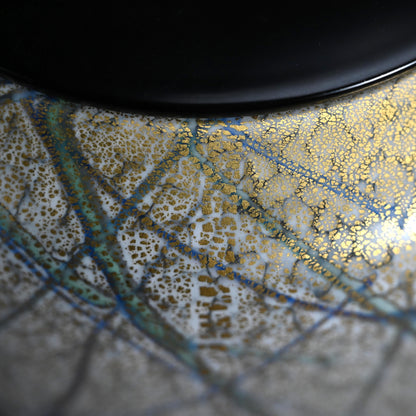 Contemporary Glass Mizusashi ー石井 康治 "手吹硝子 水指"