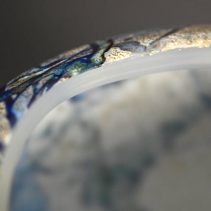 Contemporary Glass Mizusashi ー石井 康治 "手吹硝子 水指"