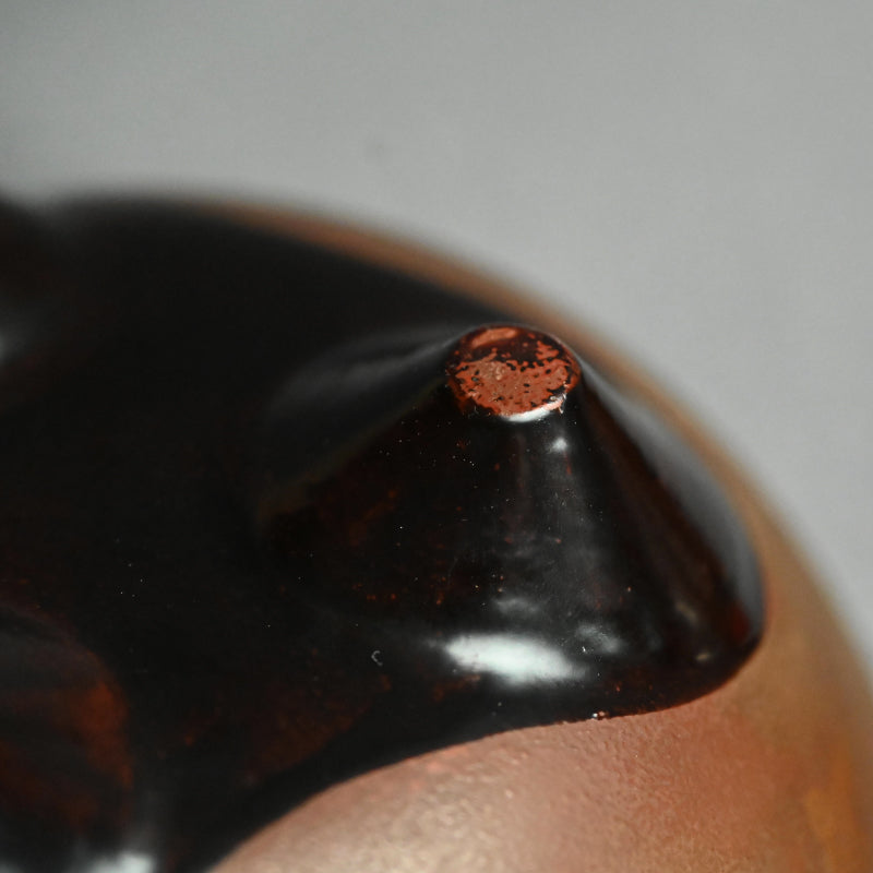 Meiji Tea-Set-Shaped Dry-Lacquer Stacking Food Box ー塗風炉釜形菓子器