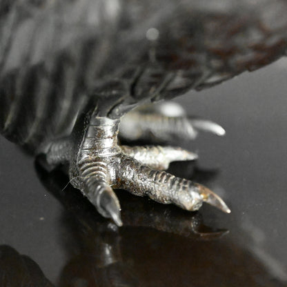 インペリアルブロンズコロセット 雄鶏と鶏 ー銅製鶏雌雄香爐