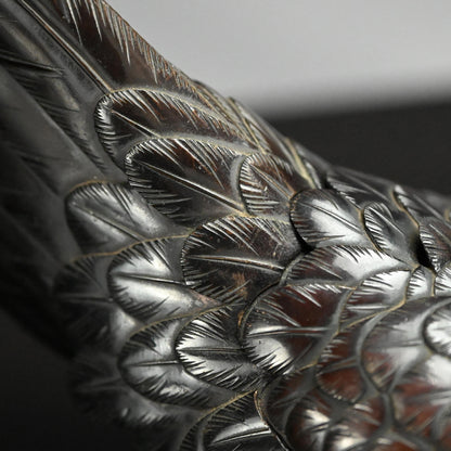 インペリアルブロンズコロセット 雄鶏と鶏 ー銅製鶏雌雄香爐