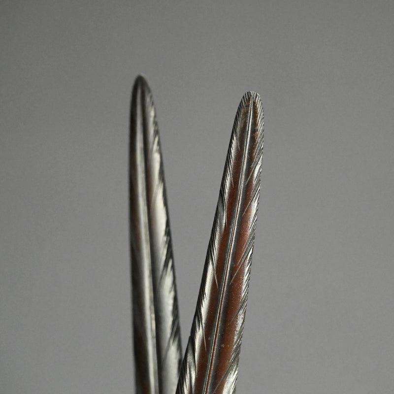 インペリアルブロンズコロセット 雄鶏と鶏 ー銅製鶏雌雄香爐