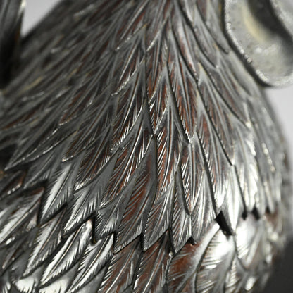 インペリアルブロンズコロセット 雄鶏と鶏 ー銅製鶏雌雄香爐