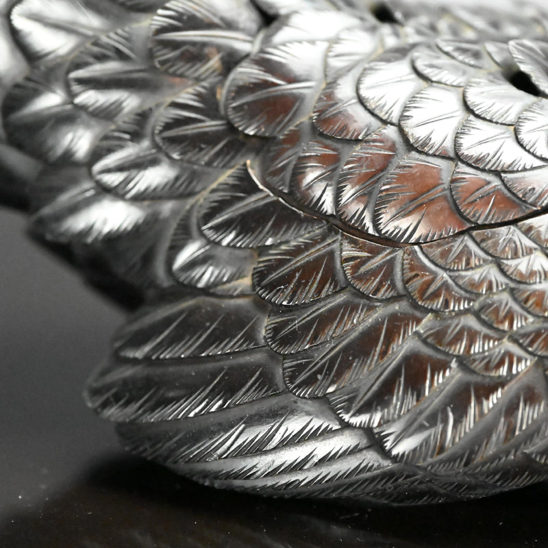 インペリアルブロンズコロセット 雄鶏と鶏 ー銅製鶏雌雄香爐