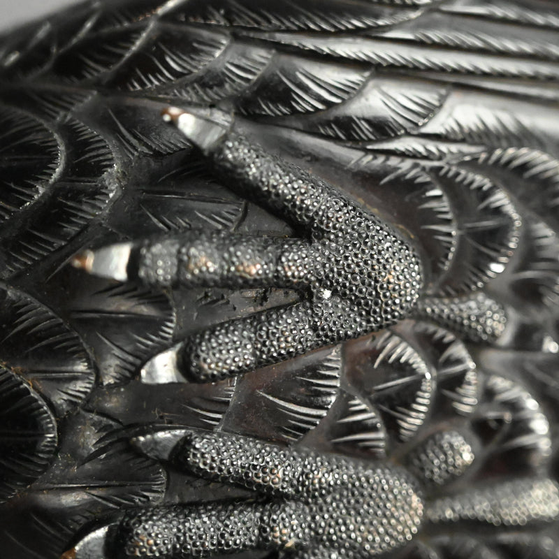 インペリアルブロンズコロセット 雄鶏と鶏 ー銅製鶏雌雄香爐