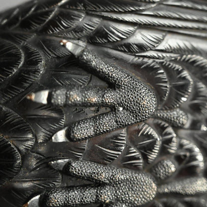 インペリアルブロンズコロセット 雄鶏と鶏 ー銅製鶏雌雄香爐