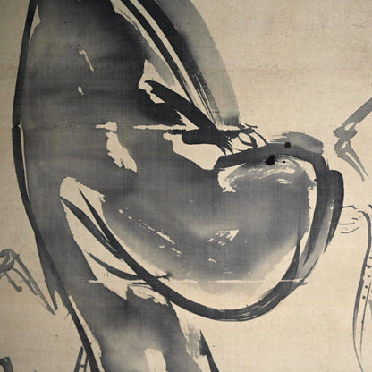 日本の骨董品と遊女の絵巻