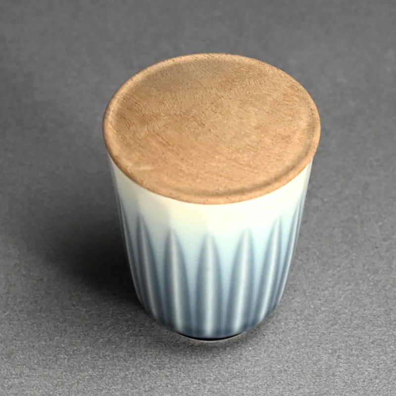 Chaki Sencha or Usucha Tea Container ー永草 陽平 “流彩磁 茶器”