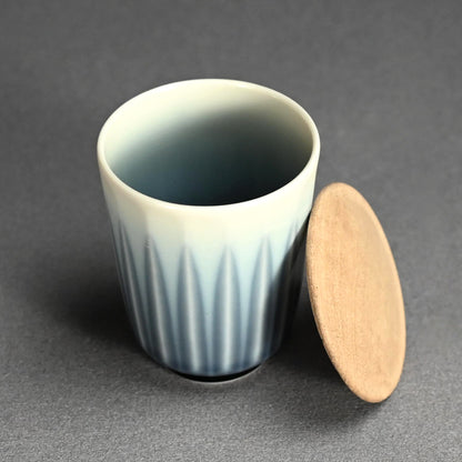 Chaki Sencha or Usucha Tea Container ー永草 陽平 “流彩磁 茶器”