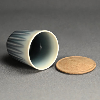 Chaki Sencha or Usucha Tea Container ー永草 陽平 “流彩磁 茶器”