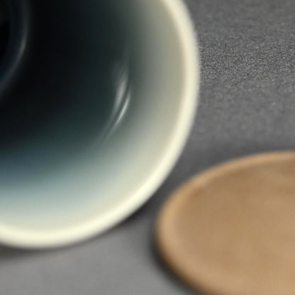 Chaki Sencha or Usucha Tea Container ー永草 陽平 “流彩磁 茶器”