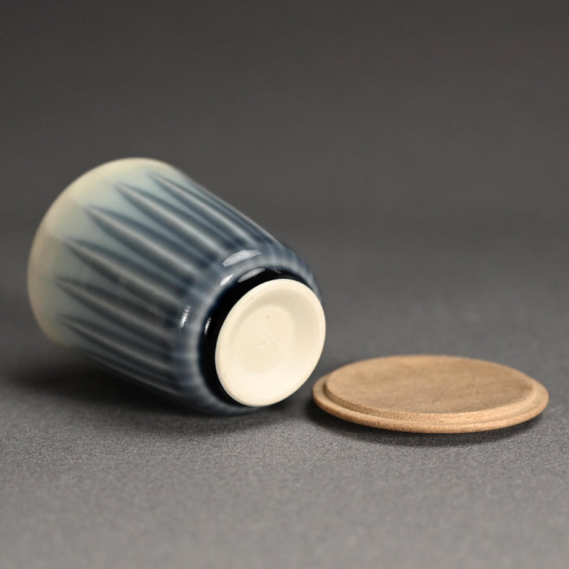 Chaki Sencha or Usucha Tea Container ー永草 陽平 “流彩磁 茶器”