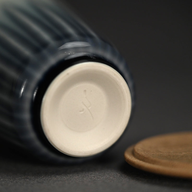 Chaki Sencha or Usucha Tea Container ー永草 陽平 “流彩磁 茶器”