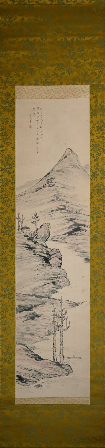 Antique Scroll, A Quiet Day Fishing ー入江 之介