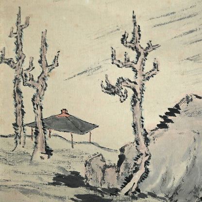 Antique Scroll, A Quiet Day Fishing ー入江 之介