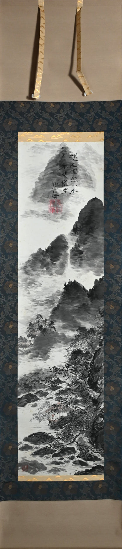 Literati Scroll by Samurai Daimyo ー佐竹 義政