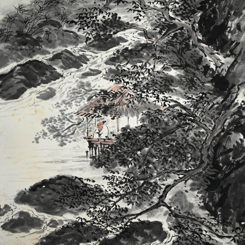 Literati Scroll by Samurai Daimyo ー佐竹 義政