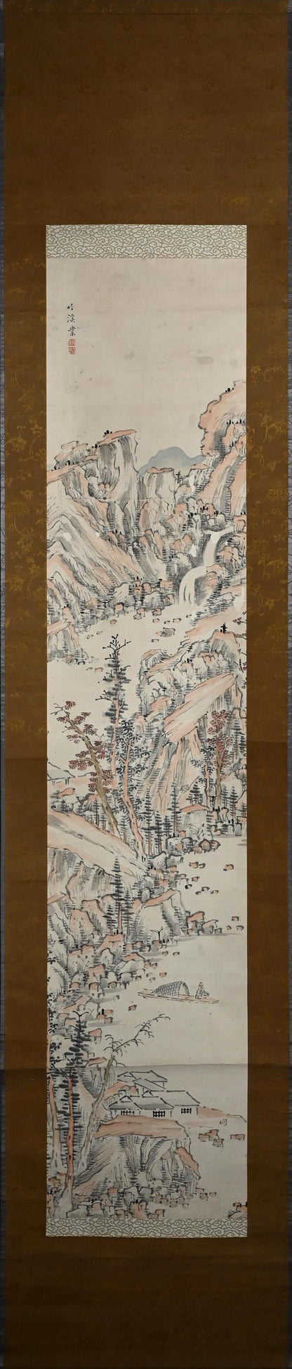 竹渓の風景画 ー中林竹溪「山水図」