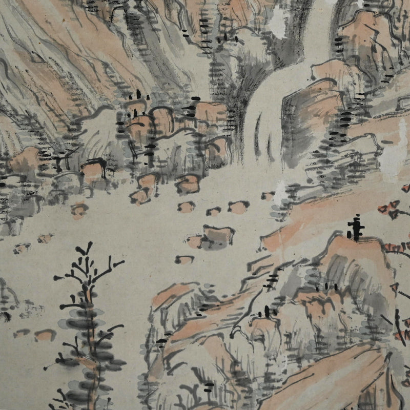 竹渓の風景画 ー中林竹溪「山水図」