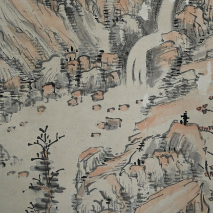 竹渓の風景画 ー中林竹溪「山水図」