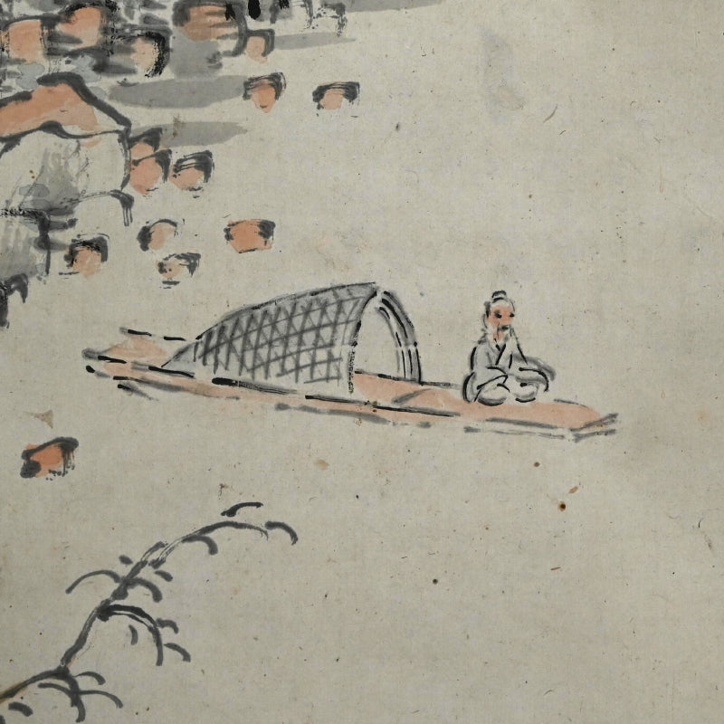 竹渓の風景画 ー中林竹溪「山水図」