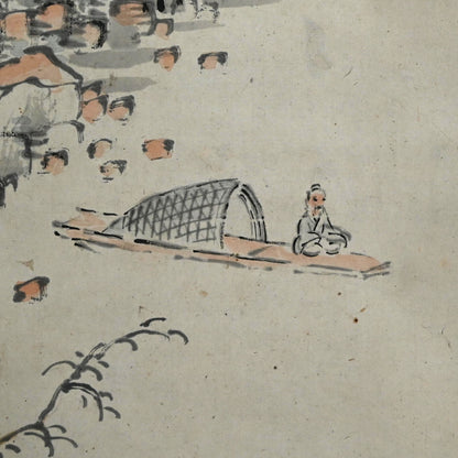 竹渓の風景画 ー中林竹溪「山水図」