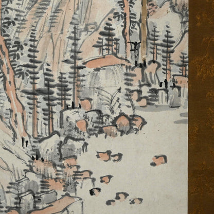 竹渓の風景画 ー中林竹溪「山水図」