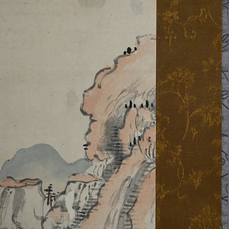 竹渓の風景画 ー中林竹溪「山水図」