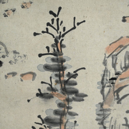 竹渓の風景画 ー中林竹溪「山水図」