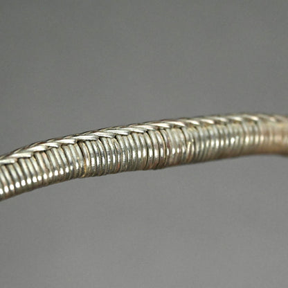 竹煎茶風茶籠 ー三代和田 和一斎 「六角手付涼炉台」