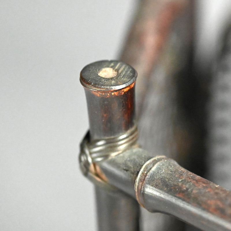 竹煎茶風茶籠 ー三代和田 和一斎 「六角手付涼炉台」