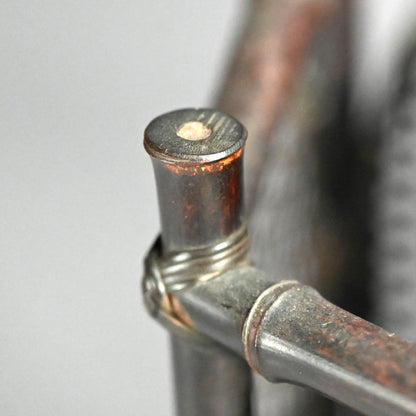 竹煎茶風茶籠 ー三代和田 和一斎 「六角手付涼炉台」