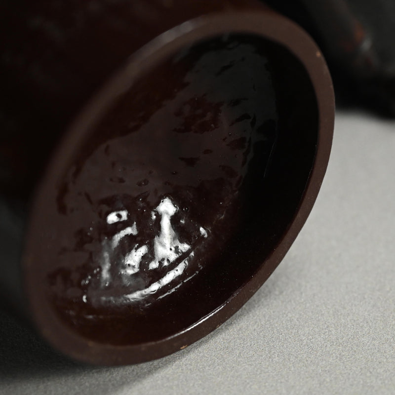 竹煎茶風茶籠 ー三代和田 和一斎 「六角手付涼炉台」