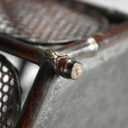 竹煎茶風茶籠 ー三代和田 和一斎 「六角手付涼炉台」