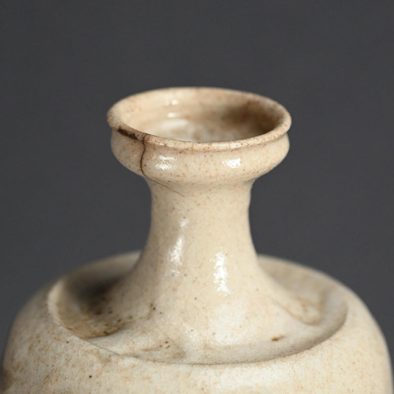 Antique Edo p. Japanese Yashichida Oribe Tokkuri ー
